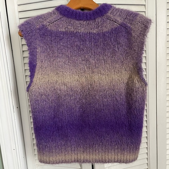 Tibi alpaca ombré sweater vest, S - Picture 4 of 5